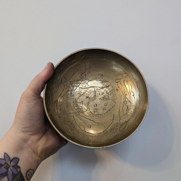 Brass trinket dish - Picture 4 of 5